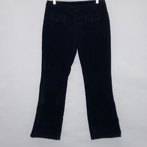 Ralph Lauren Vintage Exposed Button Fly Corduroy Straight Leg Pants - Size 6